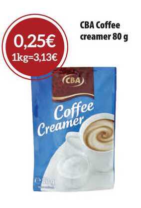 CBA Coffee creamer 80 g 
