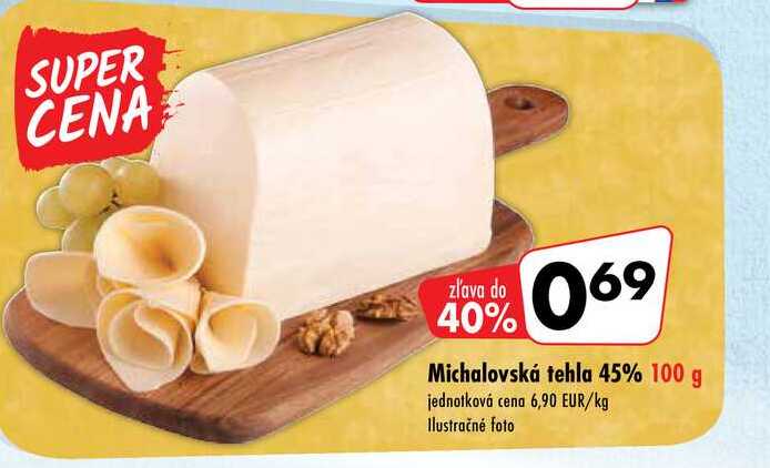 Michalovská tehla 45% 100 g