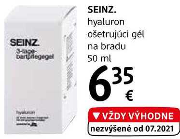SEINZ. hyaluron ošetrujúci gél na bradu, 50 ml