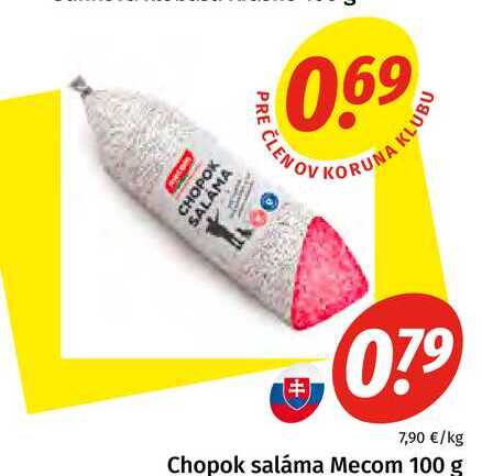 Chopok saláma Mecom 100 g