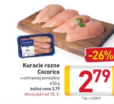  Kuracie rezne Cocorico 630 g