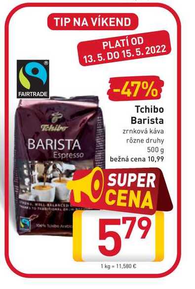   Tchibo Barista zrnková káva  500 g
