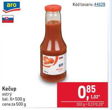 Kečup ostry 500g