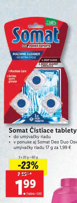 Somat Čistiace tablety 3 ks