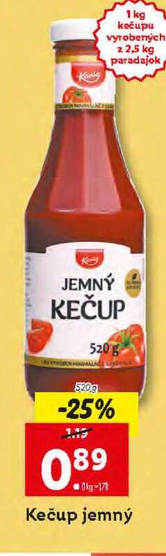 Kečup jemný 520 g