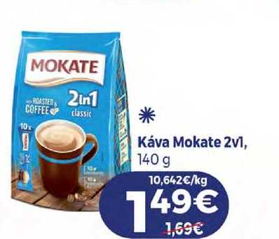Káva Mokate 2v1, 140 g 