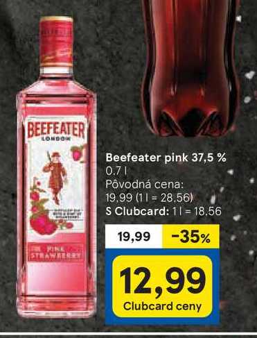 Beefeater pink 37,5 %, 0,7 l