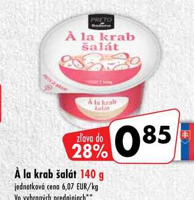 À la krab šalát 140 g
