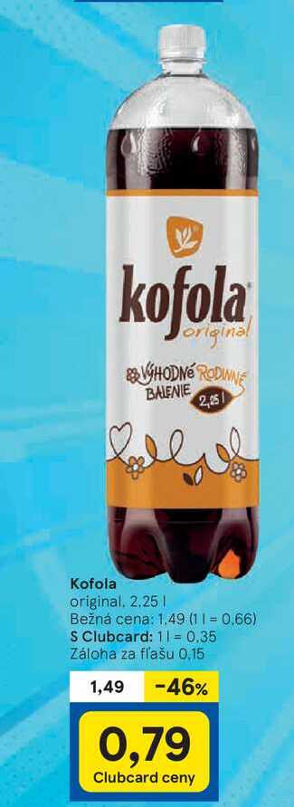 Kofola, 2,25 l