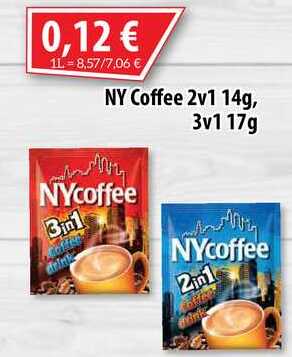 NY Coffee 2v1 14g