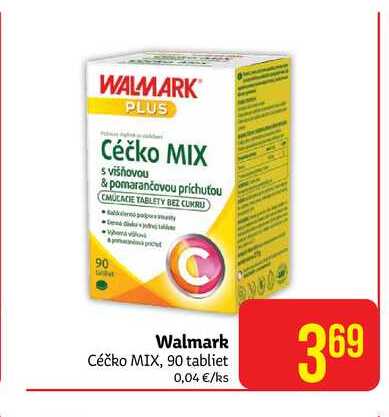 Walmark Céčko MIX, 90 tabliet 