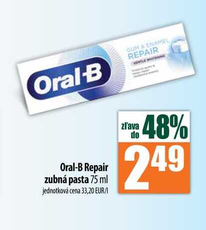 Oral-B Repair zubná pasta 75 ml 