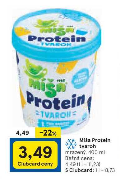 Míša Protein tvaroh, 400 ml