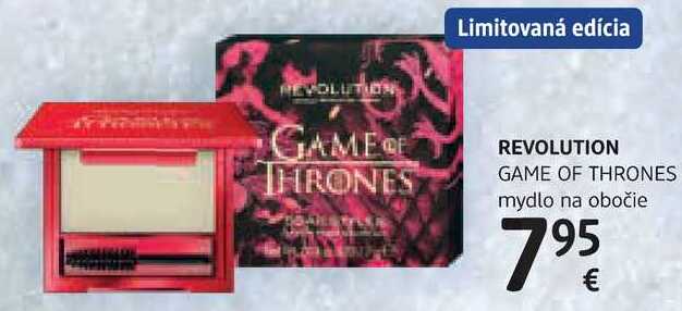 REVOLUTION GAME OF THRONES mydlo na obočie