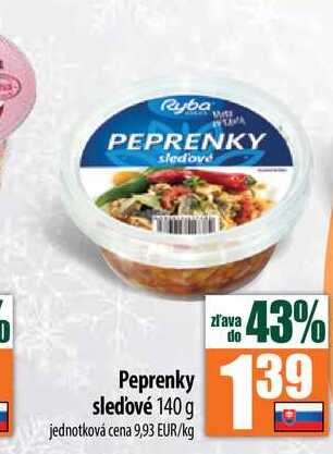 Peprenky sledové 140 g