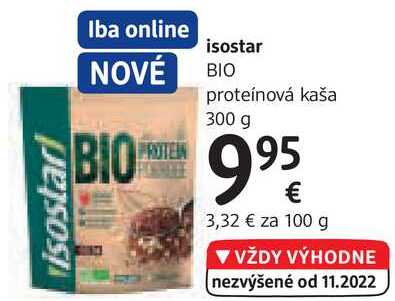 isostar BIO proteínová kaša, 300 g 