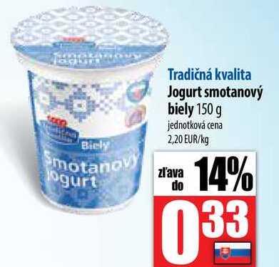 Jogurt smotanový biely 150 g