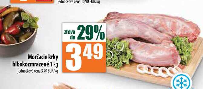 Morčacie krky hlbokozmrazené 1 kg