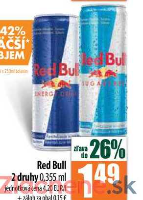 Red Bull 2 druhy 0,355 ml 