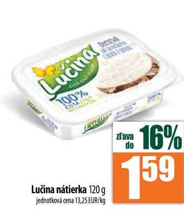Lučina nátierka 120 g 
