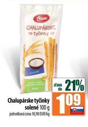 Chalupárske tyčinky solené 100 g