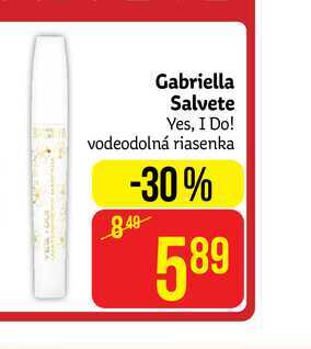 Gabriella Salvete Yes, I Do! vodeodolná riasenka