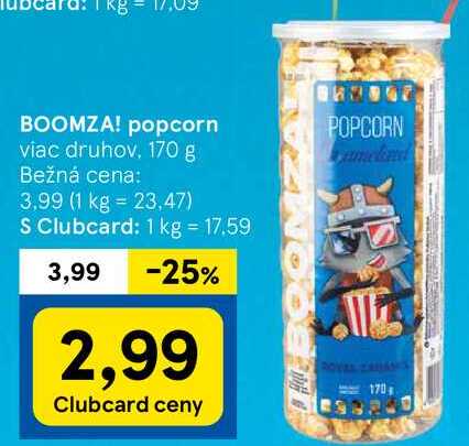 BOOMZA! popcorn, 170 g
