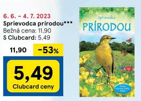 Sprievodca prírodou***