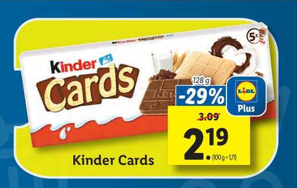 Kinder Cards - 128 g