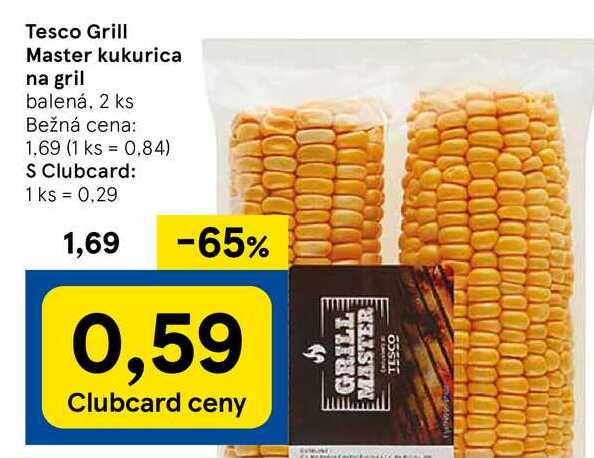 Tesco Grill Master kukurica na gril, 2 ks