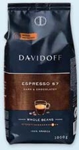 ZRNKOVÁ KÁVA DAVIDOFF Crema Intense 1 kg/ Espresso 57 1 kg