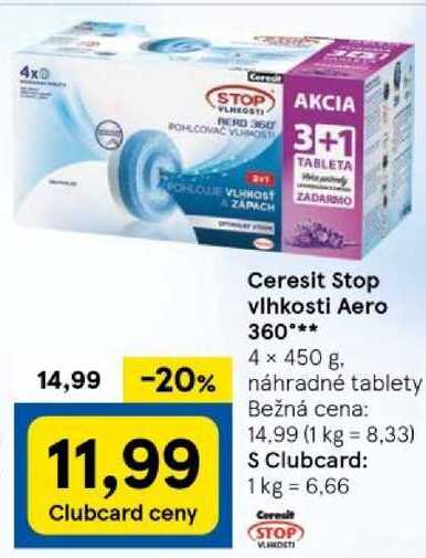 Ceresit Stop vlhkosti Aero 360***, 4x 450 g