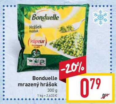 Bonduelle mrazený hrášok 300 g