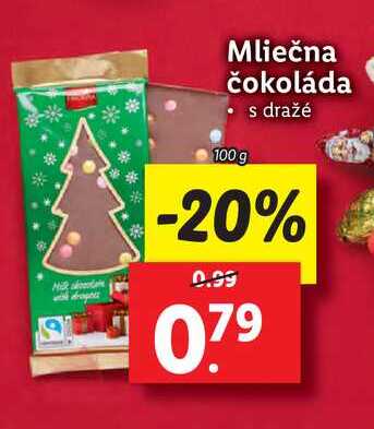 Mliečna čokoláda  100 g 