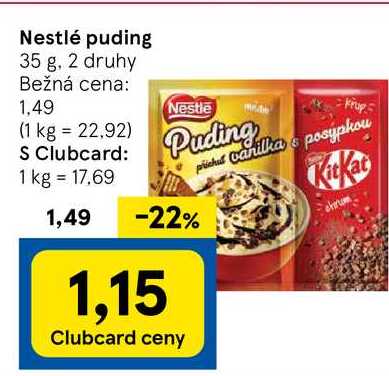 Nestlé puding, 35 g