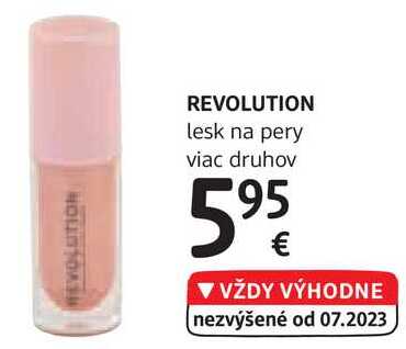 REVOLUTION lesk na pery