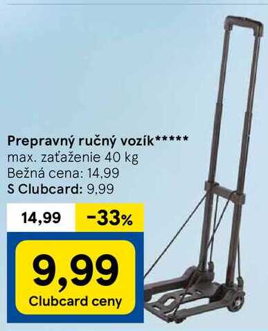 Prepravný ručný vozík