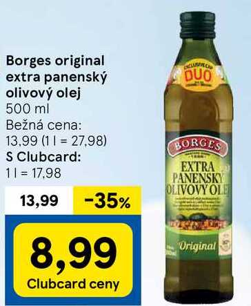 Borges original extra panenský olivový olej, 500 ml