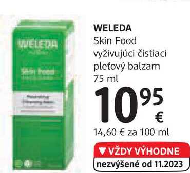 WELEDA Skin Food vyživujúci čistiaci pleťový balzam, 75 ml 