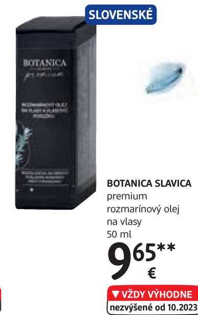 BOTANICA SLAVICA premium rozmarínový olej na vlasy, 50 ml 