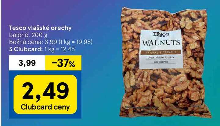 Tesco vlašské orechy, 200 g