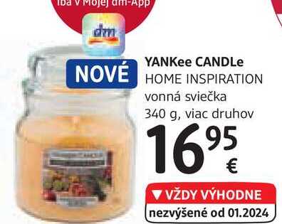 YANKee CANDLe HOME INSPIRATION vonná sviečka, 340 g