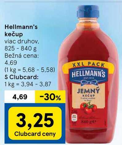 Hellmann's kečup, 825-840 g