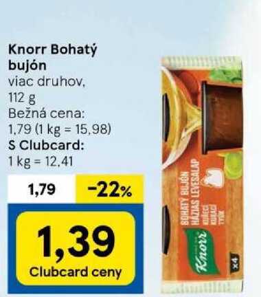 Knorr Bohatý bujón, 112 g