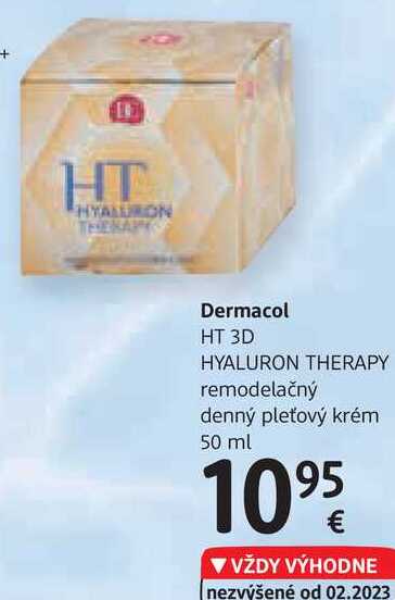 Dermacol HT 3D HYALURON THERAPY remodelačný denný pleťový krém, 50 ml