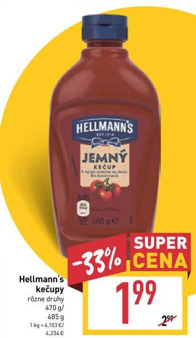 Hellmann's kečup 470 - 485 g 