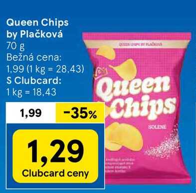 Queen Chips by Plačková, 70 g 