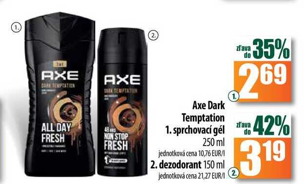 Axe Dark Temptation dezodorant 150 ml 