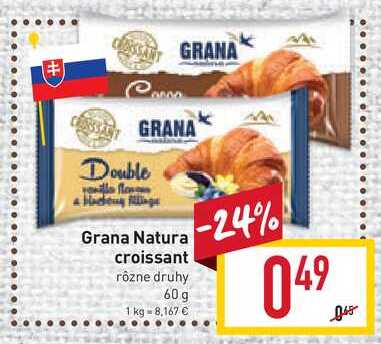 Grana Natura croissant 60 g  
