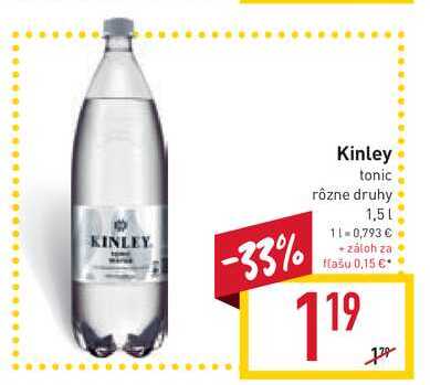 Kinley tonic 1,5 l